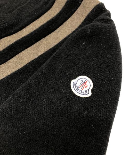 MONCLER（モンクレール）MONCLER (モンクレール) Vネックニット ブラック サイズ:XXLの古着・服飾アイテム