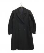 EMPORIO ARMANIエンポリオアルマーニ）の古着「ダブルチェスターコート」｜ブラック