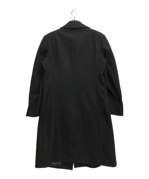 EMPORIO ARMANI（エンポリオアルマーニ）EMPORIO ARMANI (エンポリオアルマーニ) ダブルチェスターコート ブラック サイズ:48の古着・服飾アイテム