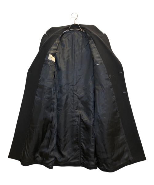 EMPORIO ARMANI（エンポリオアルマーニ）EMPORIO ARMANI (エンポリオアルマーニ) ダブルチェスターコート ブラック サイズ:48の古着・服飾アイテム