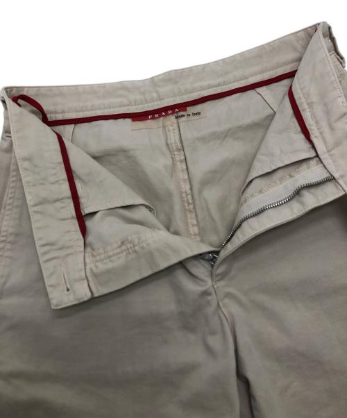 PRADA SPORTS（プラダスポーツ）PRADA SPORTS (プラダスポーツ) ダブルニーパンツ ベージュ サイズ:44の古着・服飾アイテム