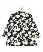 COMME des GARCONS COMME des GARCONSコムデギャルソン コムデギャルソン）の古着「スタンドカラー総柄シャツ」｜ブラック