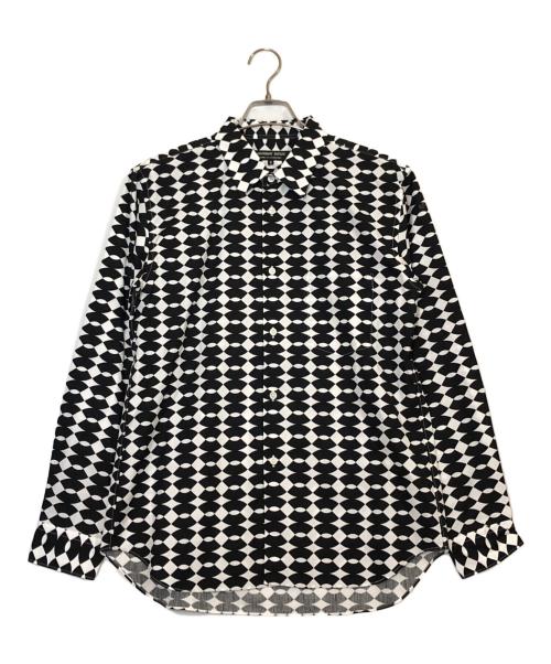COMME des GARCONS HOMME DEUX（コムデギャルソン オム ドゥ）COMME des GARCONS HOMME DEUX (コムデギャルソン オム ドゥ) 幾何学柄シャツ ブラック サイズ:Mの古着・服飾アイテム