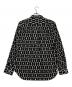 COMME des GARCONS HOMME DEUX (コムデギャルソン オム ドゥ) 幾何学柄シャツ ブラック サイズ:M：13000円