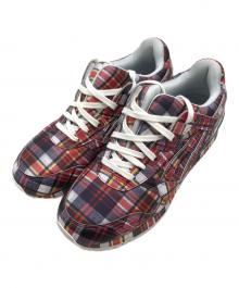 COMME des GARCONS SHIRT×asics（コムデギャルソンシャツ×アシックス）の古着「チェックスニーカー」｜レッド