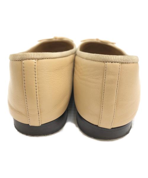 CHANEL（シャネル）CHANEL (シャネル) バレエシューズ ベージュ サイズ:36 1/2(23CM)の古着・服飾アイテム