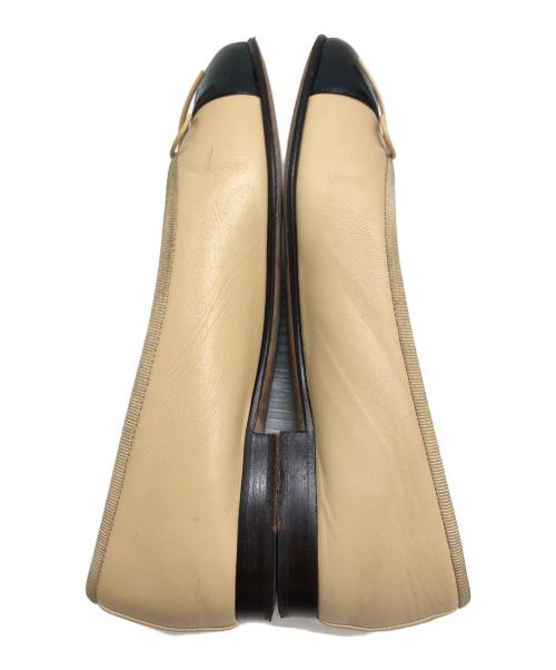 CHANEL（シャネル）CHANEL (シャネル) バレエシューズ ベージュ サイズ:36 1/2(23CM)の古着・服飾アイテム