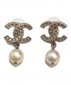 CHANELシャネル）の古着「ココマークパールピアス」