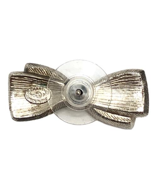 CHANEL（シャネル）CHANEL (シャネル) ストーンリボンピアス サイズ:表記なしの古着・服飾アイテム