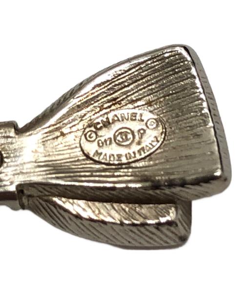 CHANEL（シャネル）CHANEL (シャネル) ストーンリボンピアス サイズ:表記なしの古着・服飾アイテム
