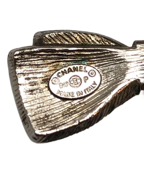 CHANEL（シャネル）CHANEL (シャネル) ストーンリボンピアス サイズ:表記なしの古着・服飾アイテム