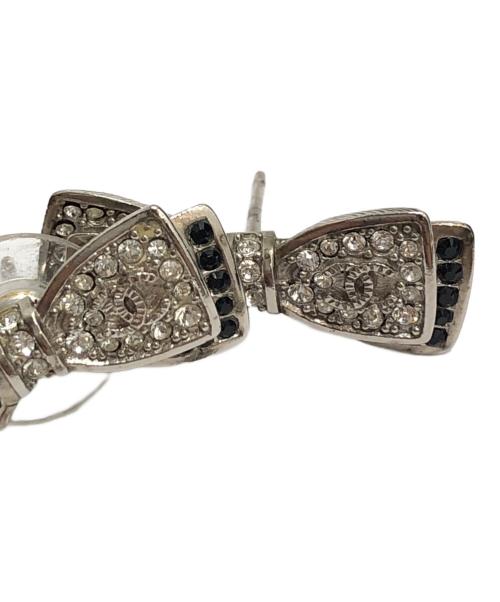 CHANEL（シャネル）CHANEL (シャネル) ストーンリボンピアス サイズ:表記なしの古着・服飾アイテム