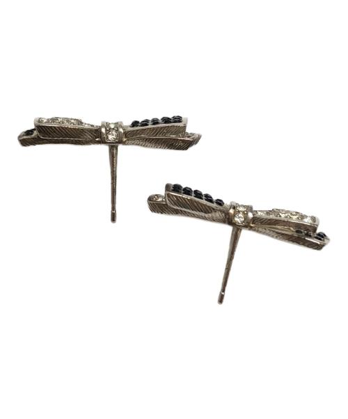 CHANEL（シャネル）CHANEL (シャネル) ストーンリボンピアス サイズ:表記なしの古着・服飾アイテム