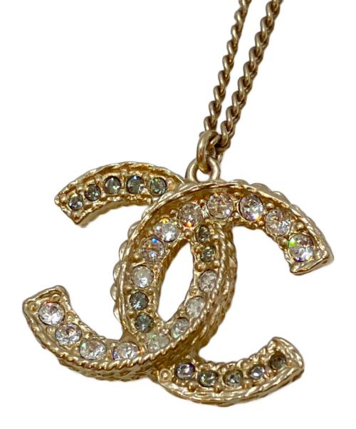 CHANEL（シャネル）CHANEL (シャネル) ココマークラインストーンネックレスの古着・服飾アイテム