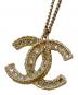 CHANEL (シャネル) ココマークラインストーンネックレス：45000円