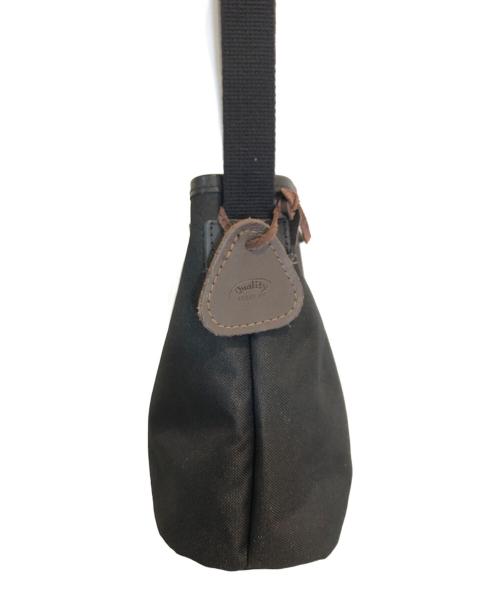 QUALITY GUNSLIPS（クオリティーガンスリップス）QUALITY GUNSLIPS (クオリティーガンスリップス) ショルダーバッグ ブラック サイズ:表記なしの古着・服飾アイテム