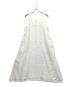 aodress（アオドレス）の古着「リネン刺繍ワンピース」｜ホワイト