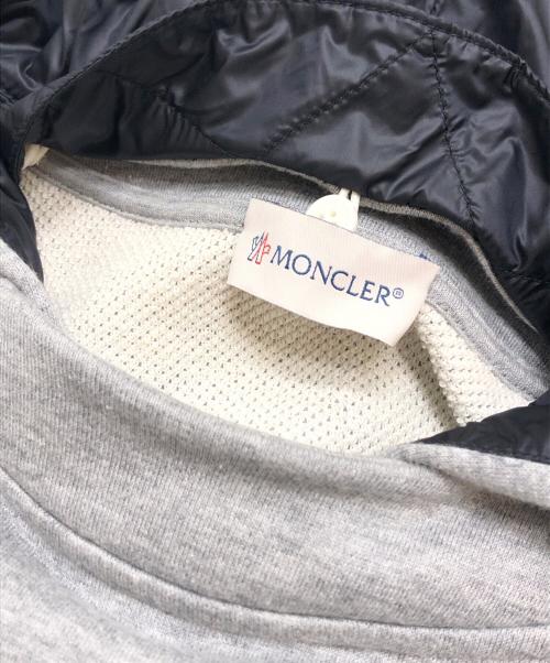 MONCLER（モンクレール）MONCLER (モンクレール) MAGLIA GIROCOLLO グレー サイズ:Sの古着・服飾アイテム