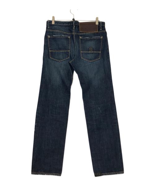 DSQUARED2（ディースクエアード）DSQUARED2 (ディースクエアード) ダメージ加工デニムパンツ インディゴ サイズ:44の古着・服飾アイテム
