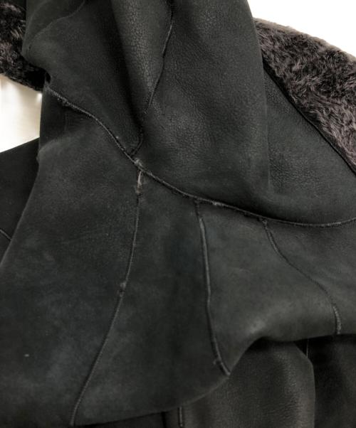 DROMe（ドローム）DROMe (ドローム) バーシブルフーデットムートンジャケット ブラック サイズ:XSの古着・服飾アイテム