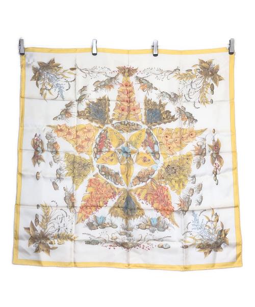 HERMES（エルメス）HERMES (エルメス) スカーフ ベージュの古着・服飾アイテム