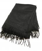 HERMESエルメス）の古着「カシミヤ大判ストール」｜ブラック