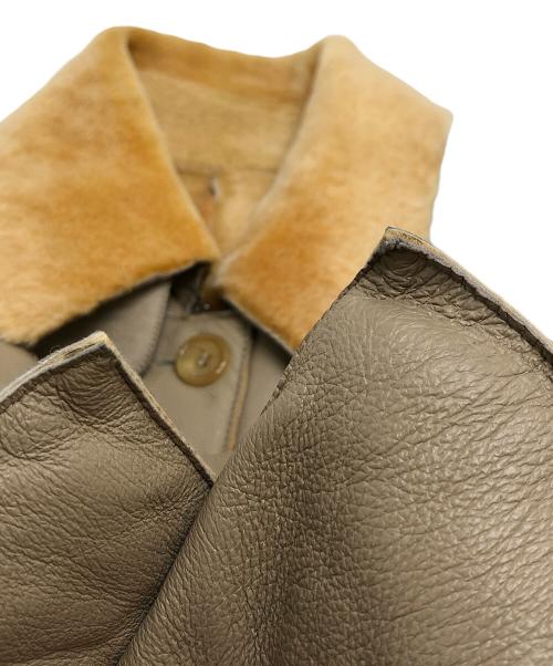BALLY（バリー）BALLY (バリー) ラムレザーコート ブラウン サイズ:表記なしの古着・服飾アイテム