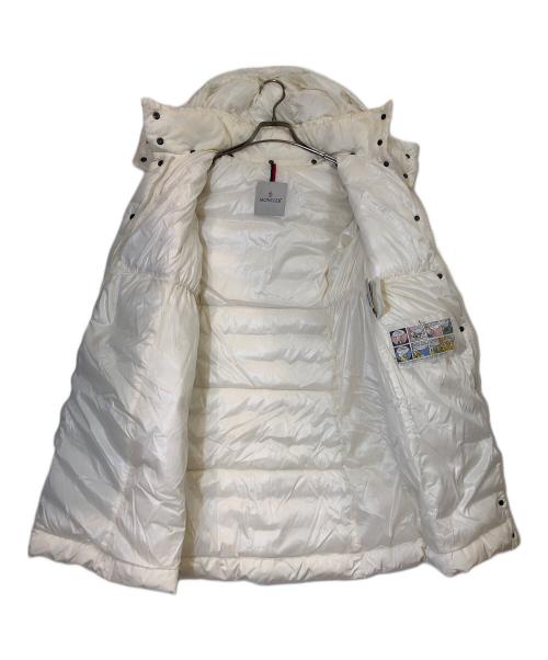 MONCLER（モンクレール）MONCLER (モンクレール) ADOXAロングダウンコート ホワイト サイズ:2の古着・服飾アイテム