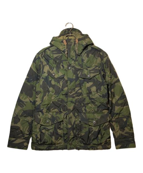 POLO RALPH LAUREN（ポロ・ラルフローレン）POLO RALPH LAUREN (ポロ・ラルフローレン) カモ柄キルティングジャケット カーキ サイズ:Sの古着・服飾アイテム