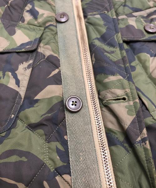 POLO RALPH LAUREN（ポロ・ラルフローレン）POLO RALPH LAUREN (ポロ・ラルフローレン) カモ柄キルティングジャケット カーキ サイズ:Sの古着・服飾アイテム