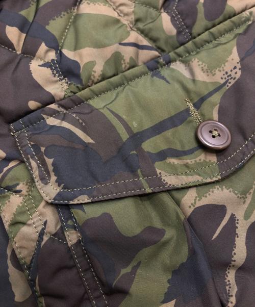 POLO RALPH LAUREN（ポロ・ラルフローレン）POLO RALPH LAUREN (ポロ・ラルフローレン) カモ柄キルティングジャケット カーキ サイズ:Sの古着・服飾アイテム