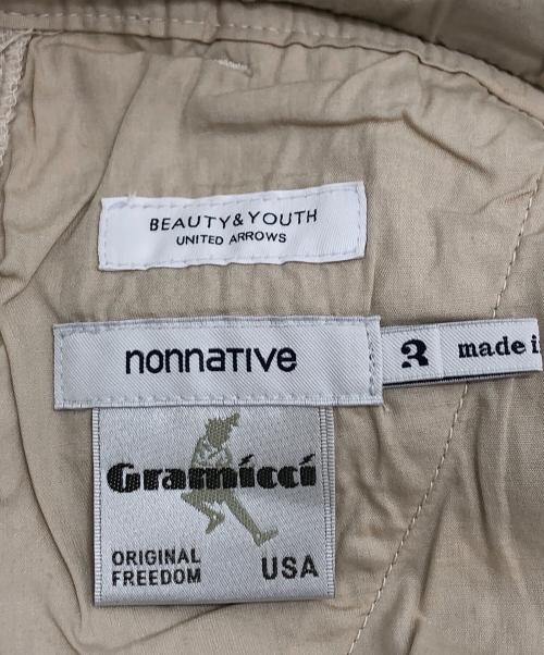 nonnative（ノンネイティブ）nonnative (ノンネイティブ) GRAMICCI (グラミチ) BEAUTY&YOUTH (ビューティーアンドユース) CLIMBER EASY PANTS ベージュ サイズ:3の古着・服飾アイテム