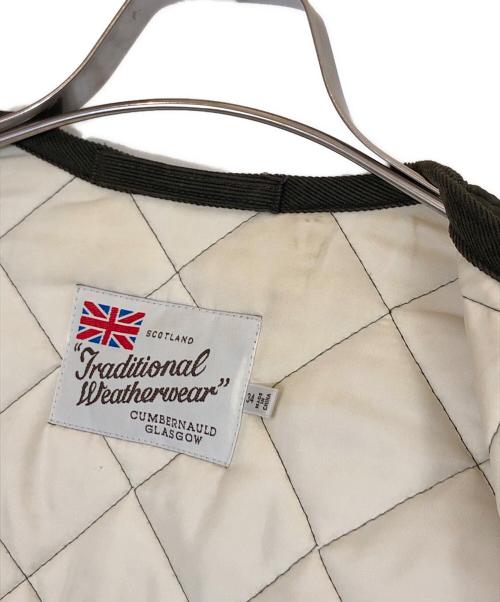 Traditional Weatherwear（トラディショナルウェザーウェア）Traditional Weatherwear (トラディショナルウェザーウェア) キルティングコート サイズ:34の古着・服飾アイテム