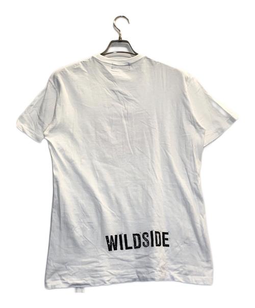 YOHJI YAMAMOTO（ヨウジヤマモト）YOHJI YAMAMOTO (ヨウジヤマモト) RED ROSE White T-Shirt ホワイト サイズ:3の古着・服飾アイテム
