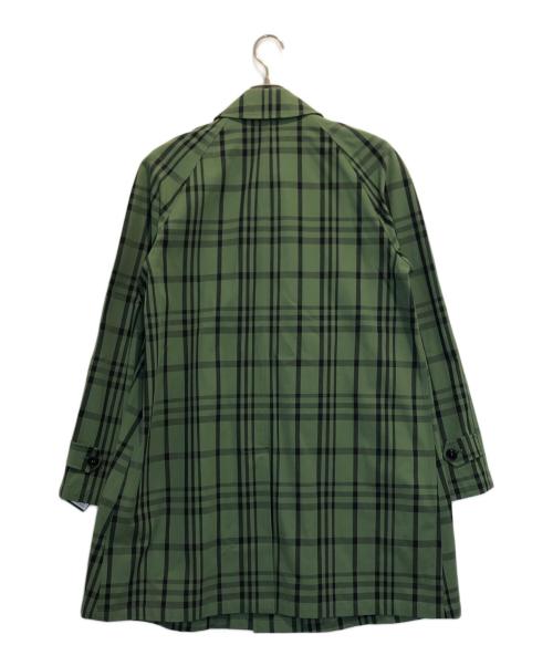 MP di MASSIMO PIOMBO（エム ピー ディ マッシモ ピオンボ）MP di MASSIMO PIOMBO (エム ピー ディ マッシモ ピオンボ) チェックバルカラーコート グリーン サイズ:44の古着・服飾アイテム