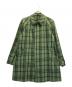 MP di MASSIMO PIOMBO（エム ピー ディ マッシモ ピオンボ）の古着「チェックバルカラーコート」｜グリーン