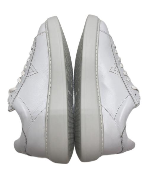 DIESEL（ディーゼル）DIESEL (ディーゼル) S-VSOUL V-stitch platform leather sneakers ホワイト サイズ:41(25.5～26.0cm)の古着・服飾アイテム