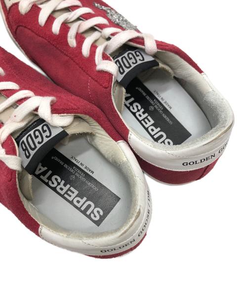 GOLDEN GOOSE（ゴールデングース）GOLDEN GOOSE (ゴールデングース) Super-Star グリッタースター レッド サイズ:37の古着・服飾アイテム