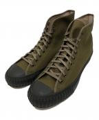 45Rフォーティファイブ・アール）の古着「ダックのハイカットスニーカー」｜カーキ