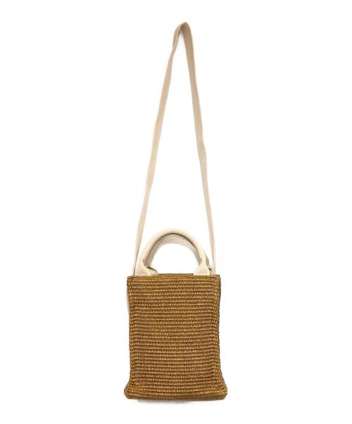 MARNI（マルニ）MARNI (マルニ) Mini Logo Motif Raffia Handbag サイズ:UNIの古着・服飾アイテム