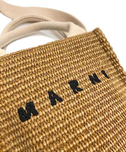 MARNI（マルニ）MARNI (マルニ) Mini Logo Motif Raffia Handbag サイズ:UNIの古着・服飾アイテム