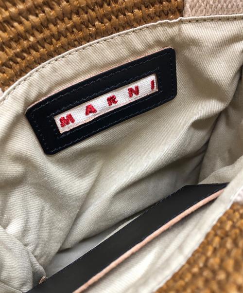 MARNI（マルニ）MARNI (マルニ) Mini Logo Motif Raffia Handbag サイズ:UNIの古着・服飾アイテム