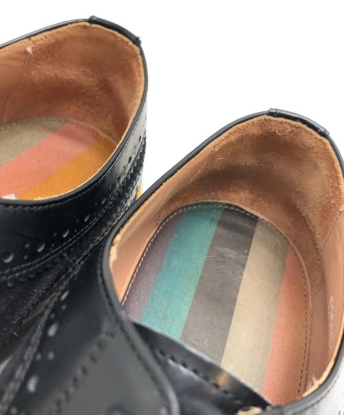 PAUL SMITH（ポールスミス）Paul Smith (ポールスミス) ウイングチップドレスシューズ ブラック サイズ:41の古着・服飾アイテム