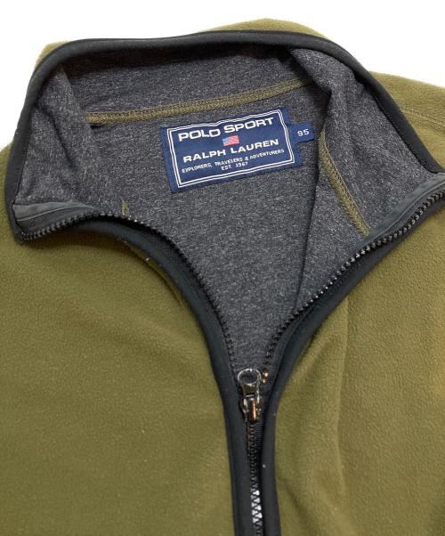 POLO SPORT（ポロスポーツ）POLO SPORT (ポロスポーツ) フリースジャケット グリーン サイズ:95の古着・服飾アイテム