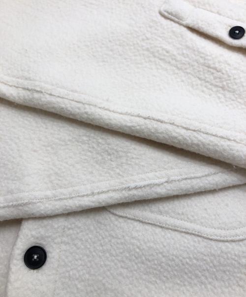 TODAYFUL（トゥデイフル）TODAYFUL (トゥデイフル) Heavy Wool Jacket ホワイト サイズ:36の古着・服飾アイテム