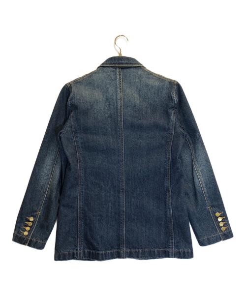 A BATHING APE（ア ベイシング エイプ）A BATHING APE (ア ベイシング エイプ) デニムテーラードジャケット インディゴ サイズ:Sの古着・服飾アイテム