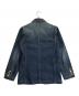 A BATHING APE (ア ベイシング エイプ) デニムテーラードジャケット インディゴ サイズ:S：9000円