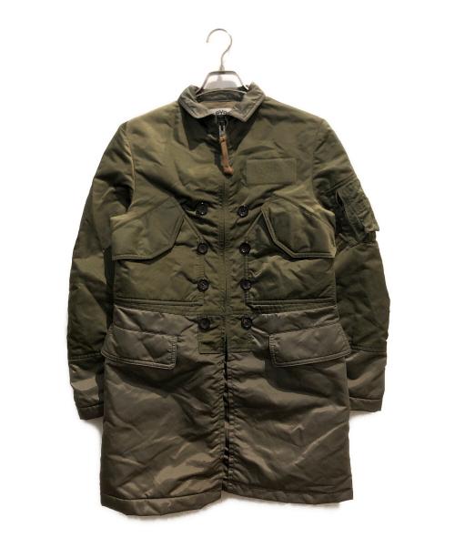 eYe COMME des GARCONS JUNYAWATANABE MAN（アイ コム デ ギャルソン ジュンヤ ワタナベ マン）eYe COMME des GARCONS JUNYAWATANABE MAN (アイ コム デ ギャルソン ジュンヤ ワタナベ マン) 再構築ミリタリーコート カーキ サイズ:XSの古着・服飾アイテム