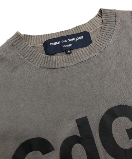 COMME des GARCONS HOMME（コムデギャルソン オム）COMME des GARCONS HOMME (コムデギャルソン オム) Cdghロゴニット カーキ サイズ:Sの古着・服飾アイテム