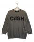 COMME des GARCONS HOMME（コムデギャルソン オム）の古着「Cdghロゴニット」｜カーキ